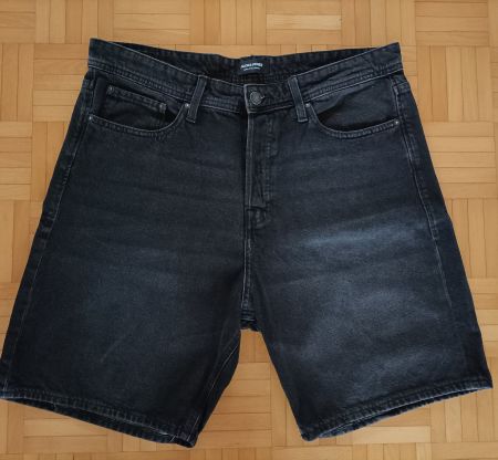 Jack & Jones kurze Jeanshosen, XL, black "Loose"