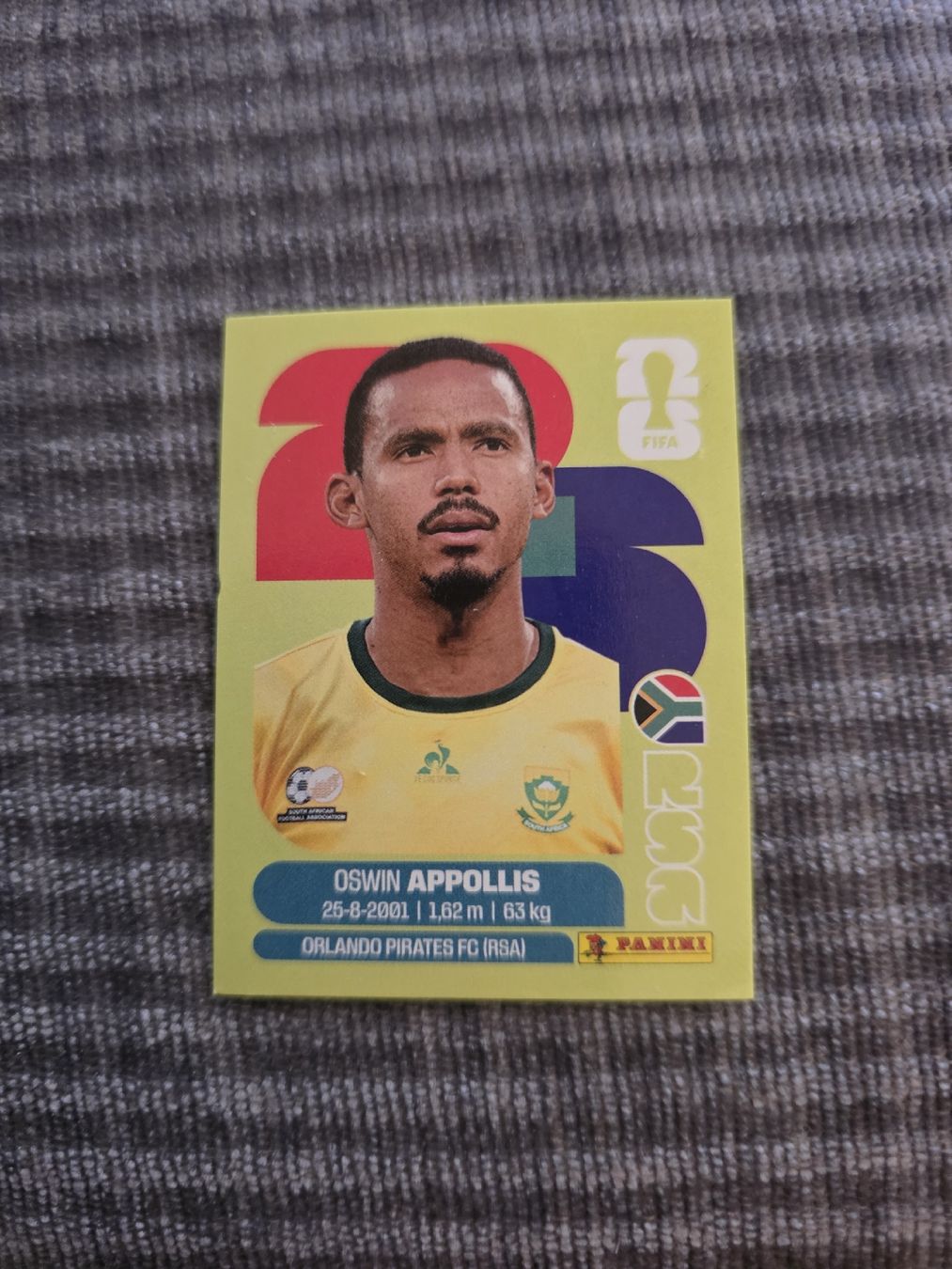Panini Carte collezionabili: Panini WM 2026 RSA 20 Appollis – Nuovo (secondo la descrizione) da Romanshorn venduto da leeh78
