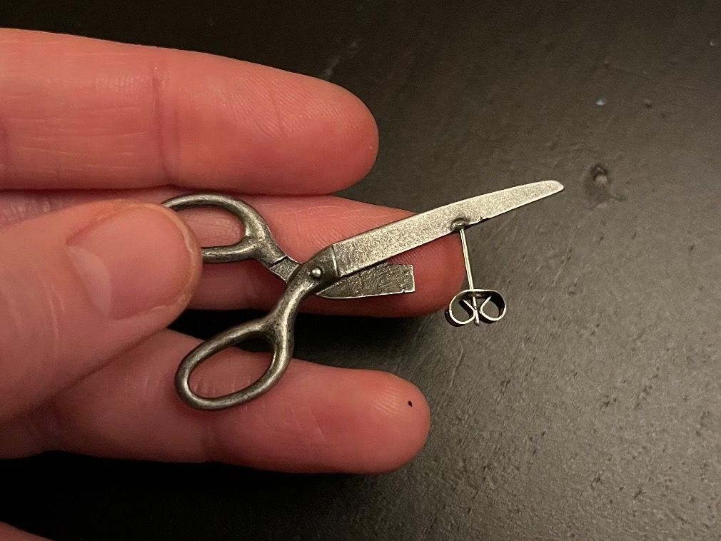 Ohrringe & -stecker: Ohrringe Scheren – Neu (gemäss Beschreibung) aus Gams von Mariawicca 6