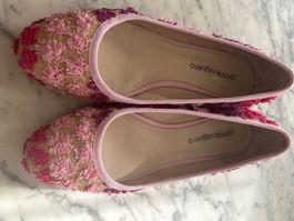 Italian ballerina flat shoes