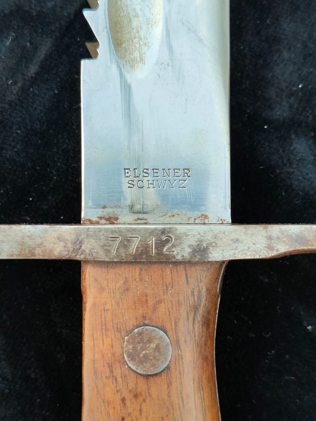 Schweizer Armee Stichwaffen: Sägebajonett Ord. 1914 – Gebraucht aus Bauma von SwissMilitaria 4