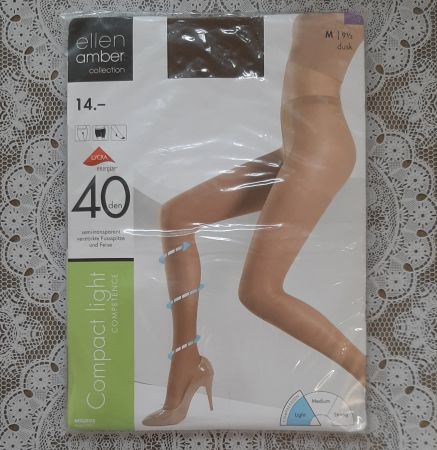 Ellen Amber Compact Light Strumpfhose 40den Gr.M Dusk