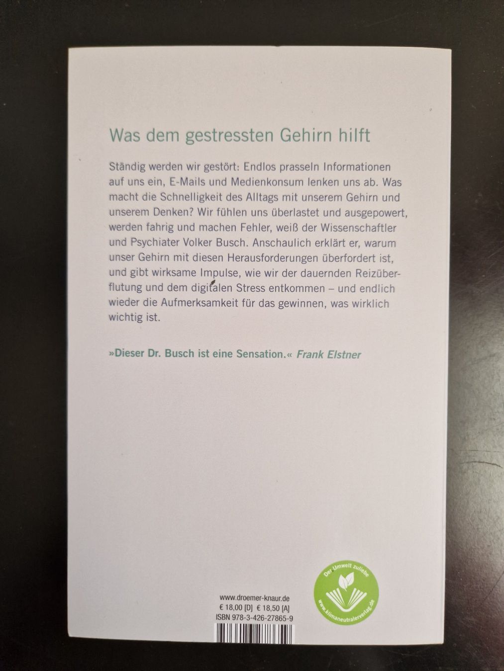 Libri: Kopf frei – Nuovo (secondo la descrizione) da Rüti ZH venduto da Gigelisuppe 1