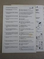 Original Auto-Theorie Prüfungskarten, Vintage! 4 Blätter