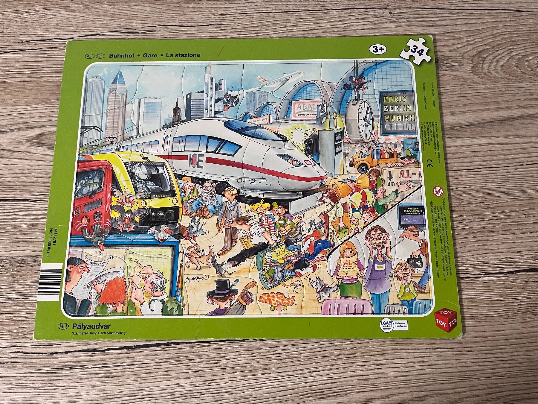 Puzzle: 2 Puzzle Karton Flughafen und Bahnhof 3+ 40 Teile – Usato da Richterswil venduto da mur_2wm2 2