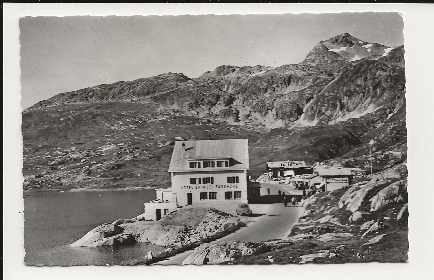 Cartoline postali: AK ca.1950  Hotel Grimsel-Passhöhe 2164 m – Usato da Greifensee venduto da 315WDO