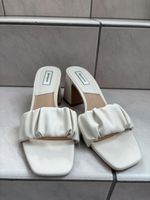 Stradivarius Sandaletten / Mules – Weiß – EU 39