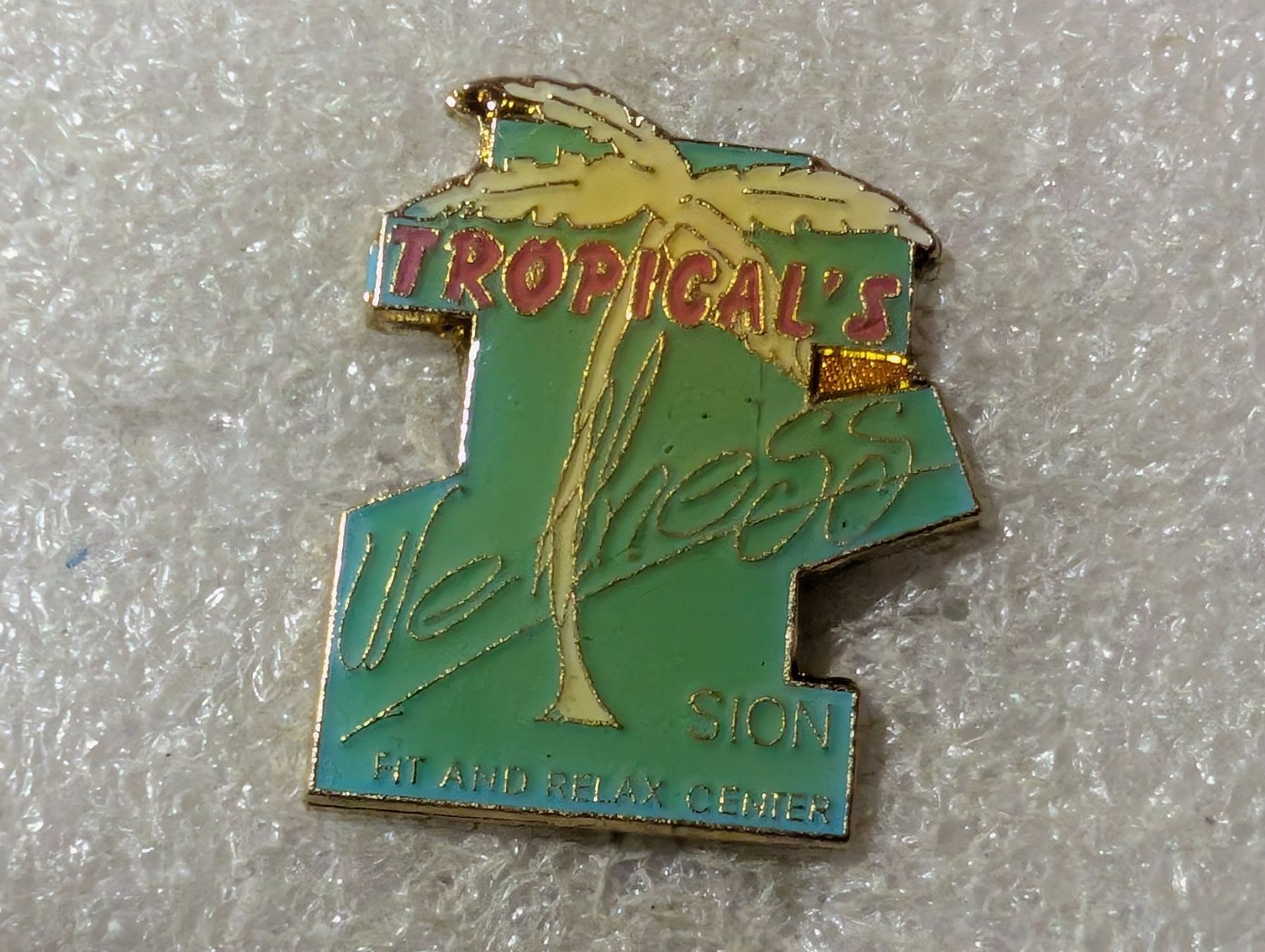 Placchette & Badge: Ansteckpin 77: Tropical's – Usato da Oppligen venduto da Pin-Fall-Shop