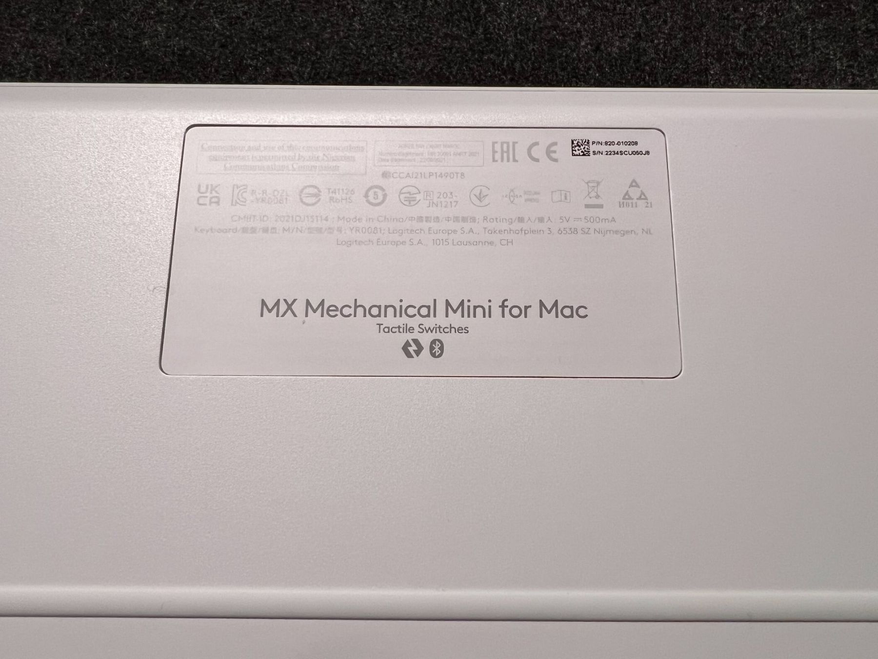 Logitech Tastaturen: Logi MX Mechanical Mini for Mac – Gebraucht aus Schafisheim von asm5000 3
