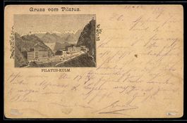 Vorläufer-Lithographie Pilatus-Kulm, 18