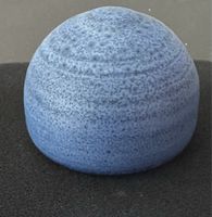 Salzstreuer aus blauem Keramik, handgefertigt