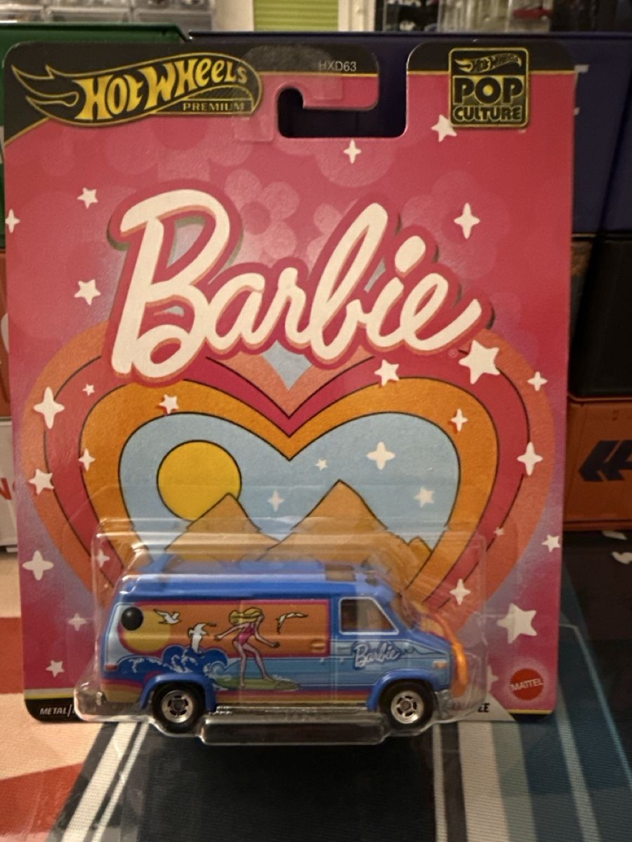 Hot Wheels Modellini d'auto: Hot Wheels Custom GMC Panel Van Barbie OVP – Nuovo e nell'imballaggio originale da Basel venduto da Zomeg