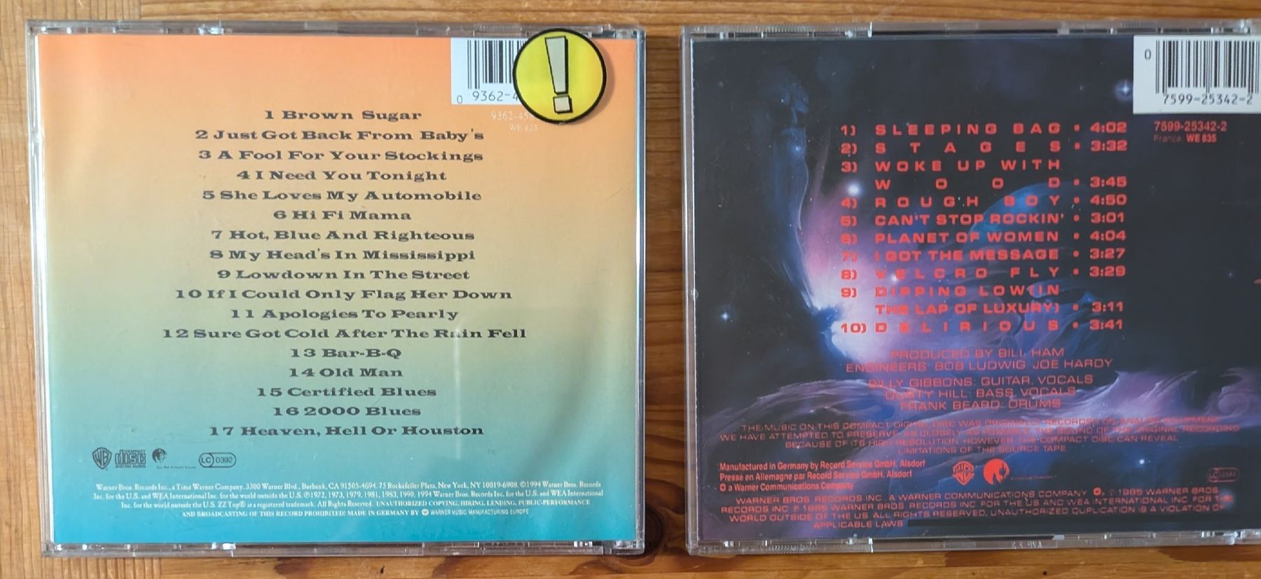 CDs: 2 CDs ZZ Top – Gebraucht aus Riehen von Kobi_ 1
