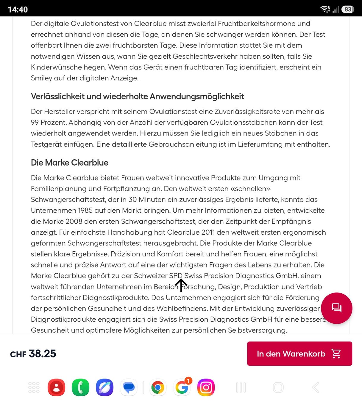 Attrezzature mediche: 1 Pack Digitaler Ovulationstest von Clearblue – Nuovo e nell'imballaggio originale da Wikon venduto da _mc_speedy_ 3