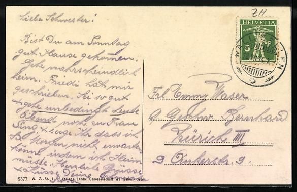 Cartes postales: Wallisellen, Schwarzackerstrasse mit Woh – D'occasion à Berlin par bartko-reher 1
