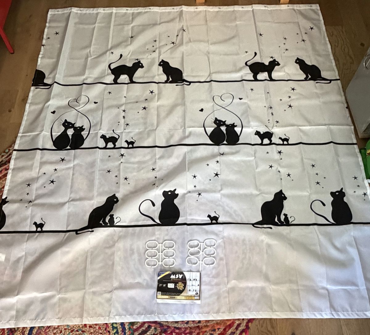 Tende: Duschvorhang  MSV 180x200cm neu! – Nuovo e nell'imballaggio originale da Bassersdorf venduto da Spunk8