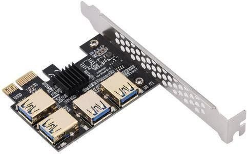 Coin Miner: Mining Riser Kit 4-fach PCIe Adapter – Neu und originalverpackt aus Wettingen von Schabernack_sam 5