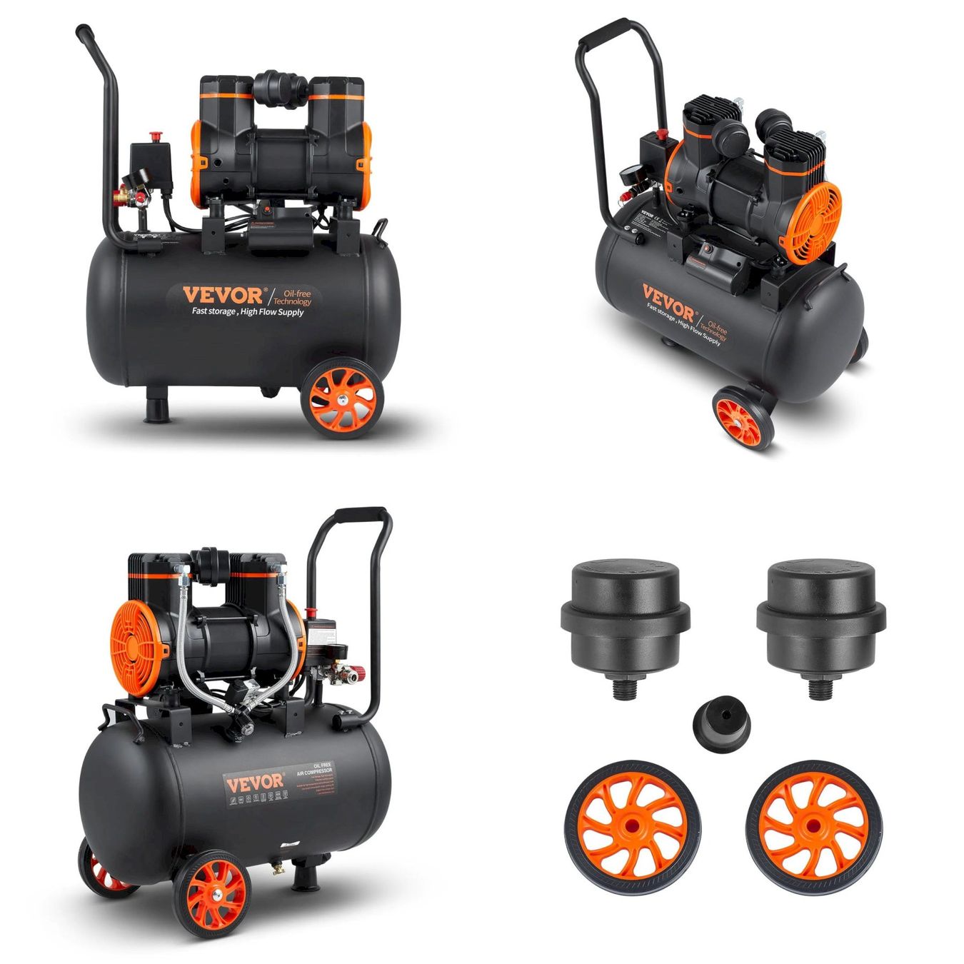 Compressori: VEVOR 2-1800F35 Flüsterkompressor 8bar – Nuovo e nell'imballaggio originale da Bottighofen venduto da zaap 8