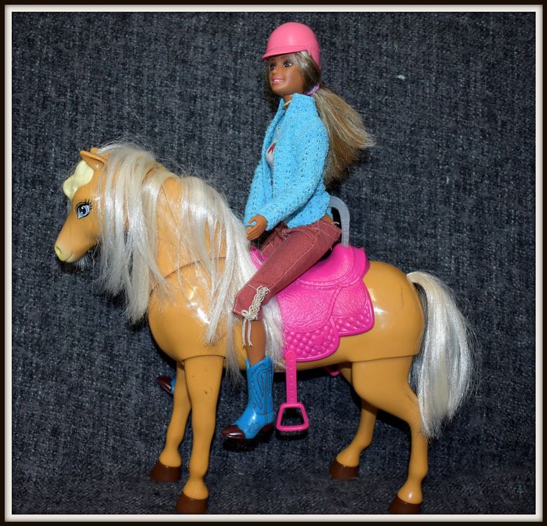 Barbie Reiterin Mit Pferd | Kaufen Auf Ricardo