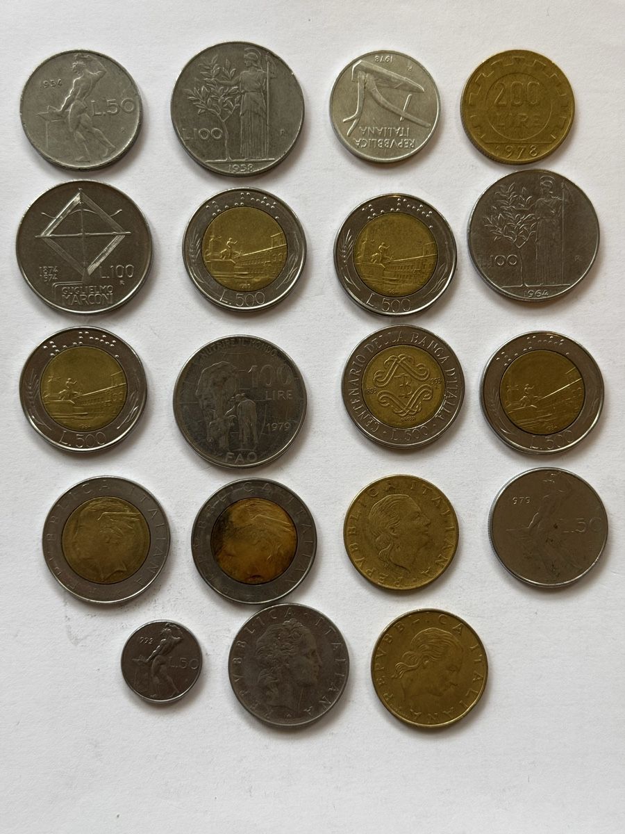 Billets de banque: Italian Lira Coin Collection – D'occasion à Gerlafingen par naj_vj8s 1