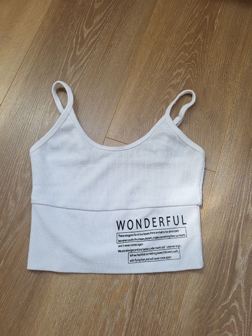 Shein Camicette, T-shirt & Top: Top DAZY (Shein) blanc taille S – Usato da Le Grand-Saconnex venduto da cle_8269