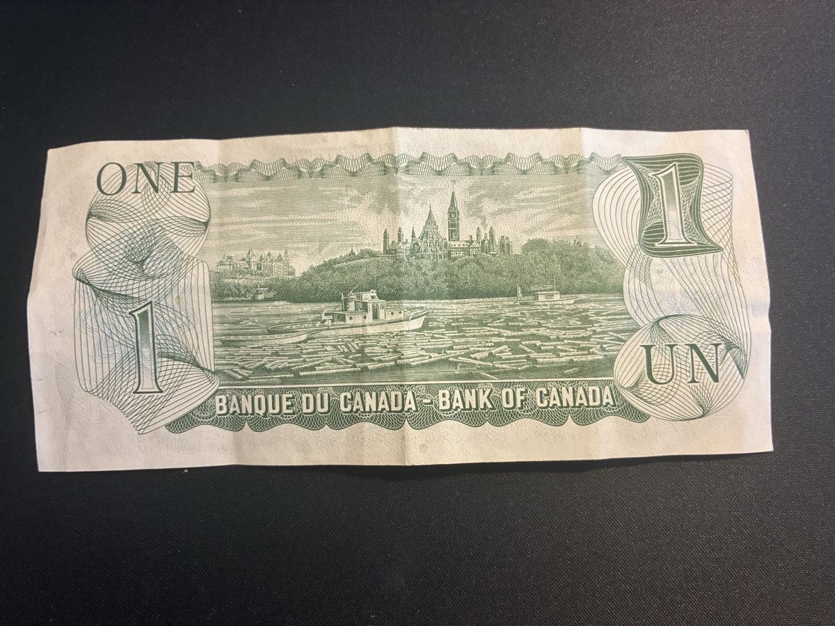 Banknoten: Billet 1 Dollar Canada 1973 – Gebraucht aus Neyruz FR von Shcc17 1