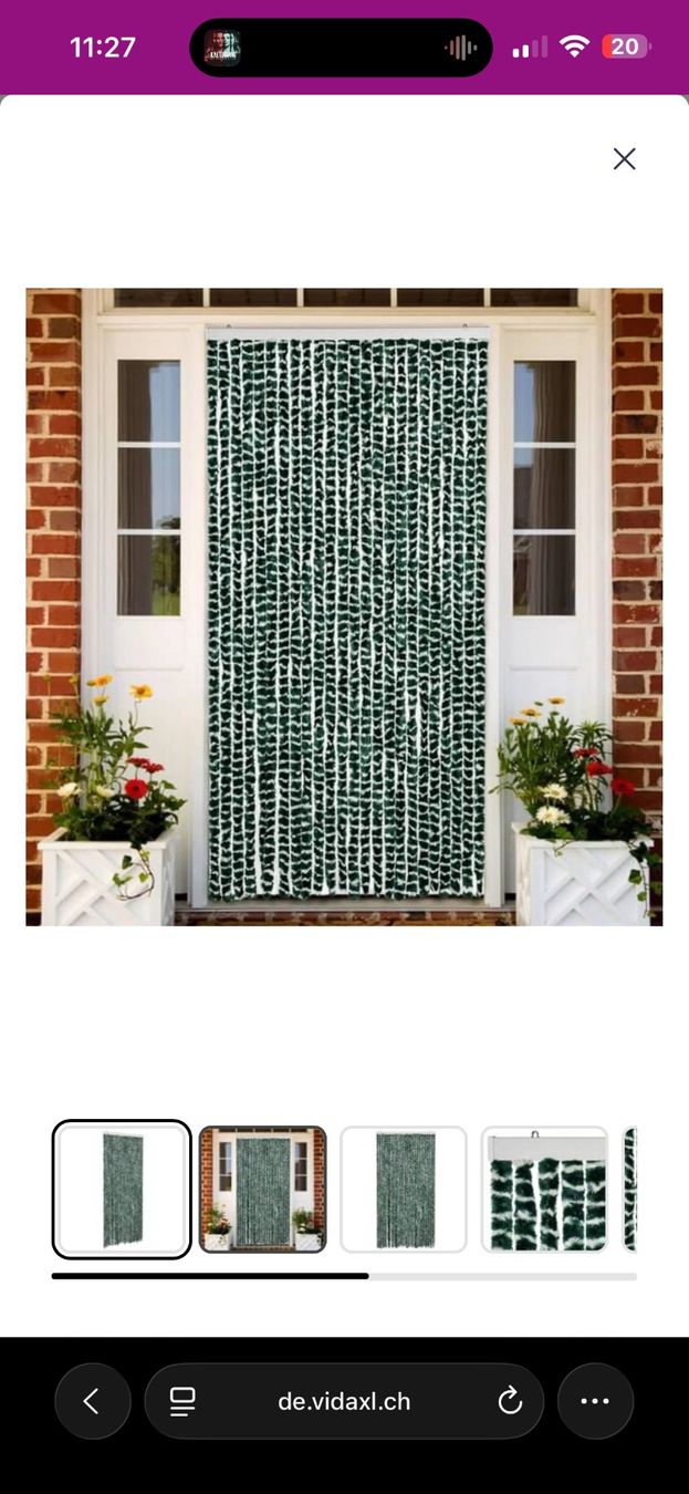 Tende: Fliegenvorhang Grün 100x230cm – Nuovo e nell'imballaggio originale da Zollikofen venduto da Taximan89