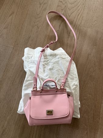 DOLCE&GABBANA Kids mini Sicily bag rosa