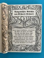 RICHARD DEHMEL - GEDICHTE