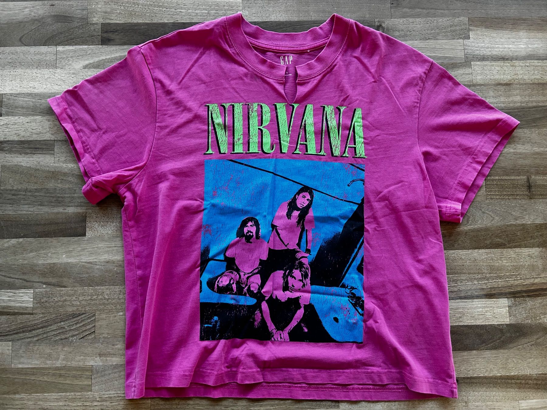 Gap T-Shirts: Original Nirvana T-Shirt der Marke Gap – Gebraucht aus Oberwil-Lieli von Mhd