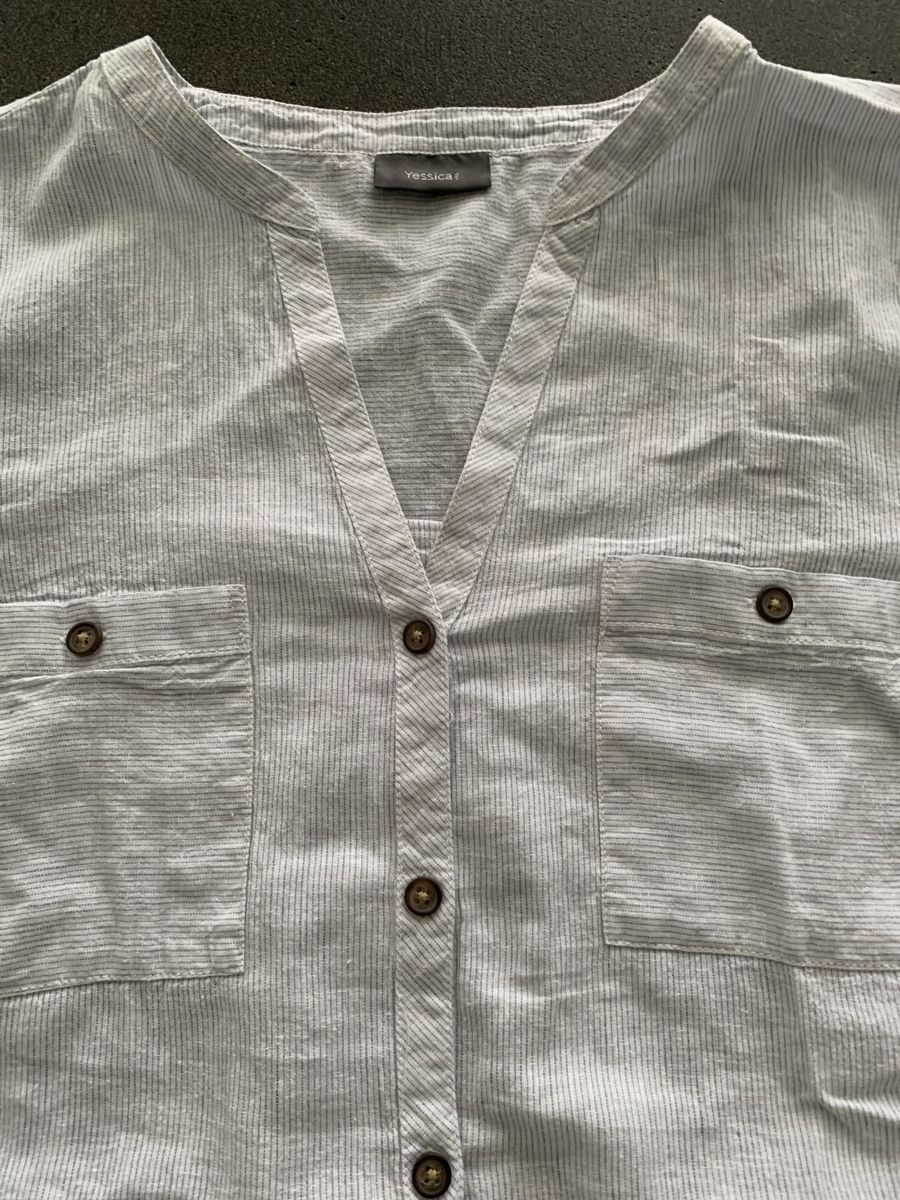 C&A Blusen: Leinen Baumwoll Bluse Gr 50 neu – Neu (gemäss Beschreibung) aus Thun von Chrabu 1