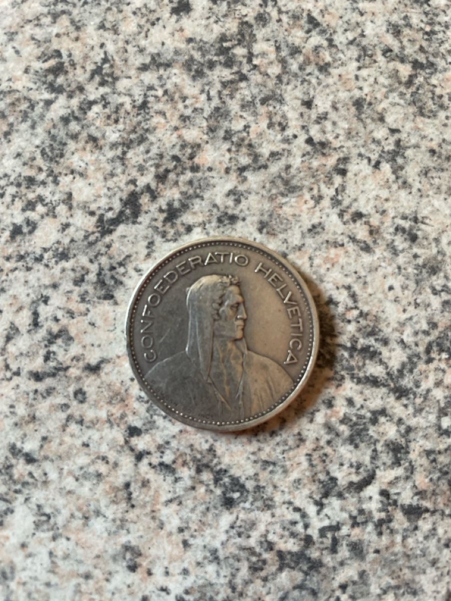 Tutti le monete: 5 Fr. Coin 1935 used condition – Usato da Rolle venduto da abbesses 1