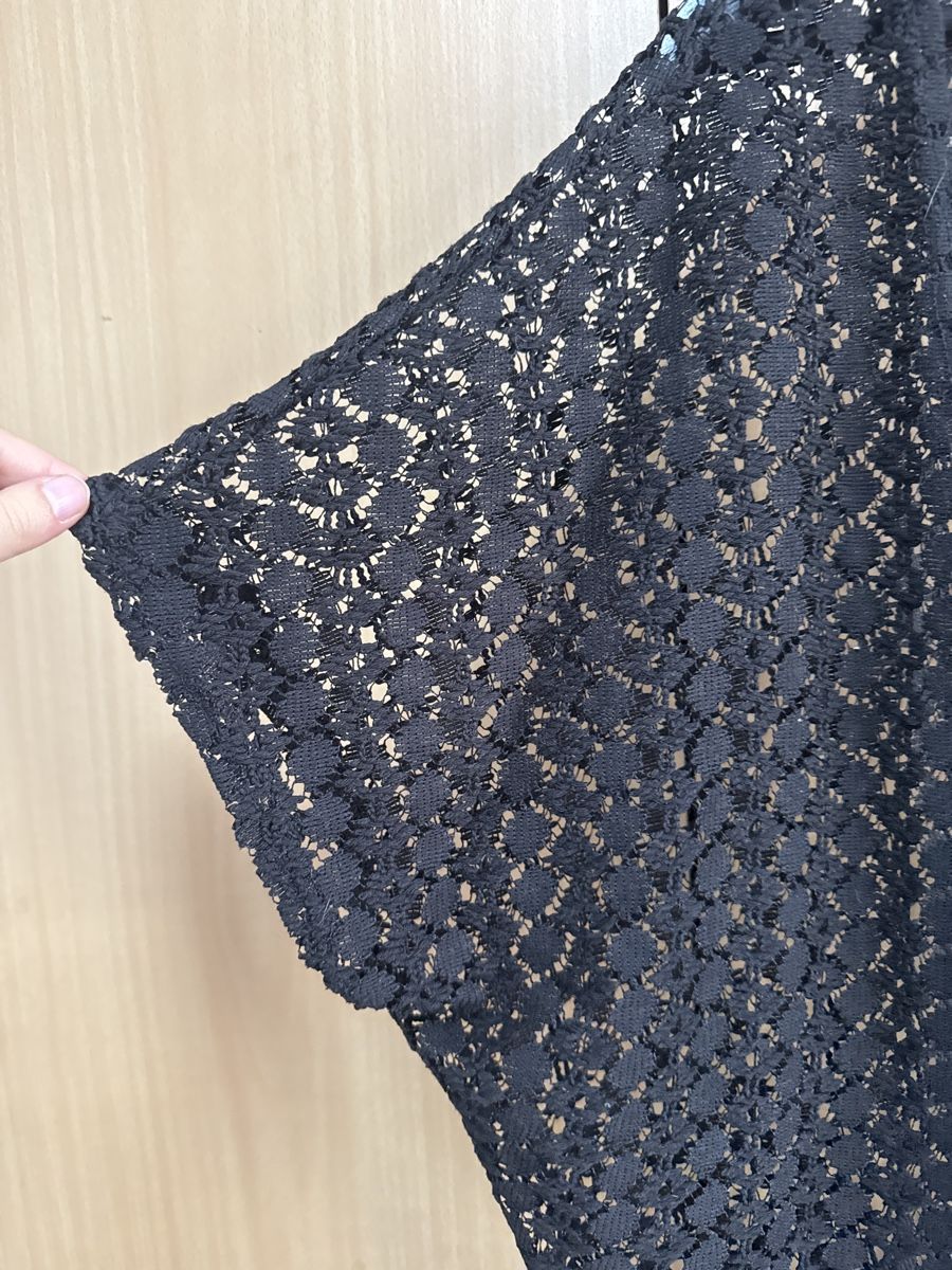 Jacken: Strickjacke schwarz Blumenmuster Gr. M – Neu (gemäss Beschreibung) aus Thun von Vans_98 2