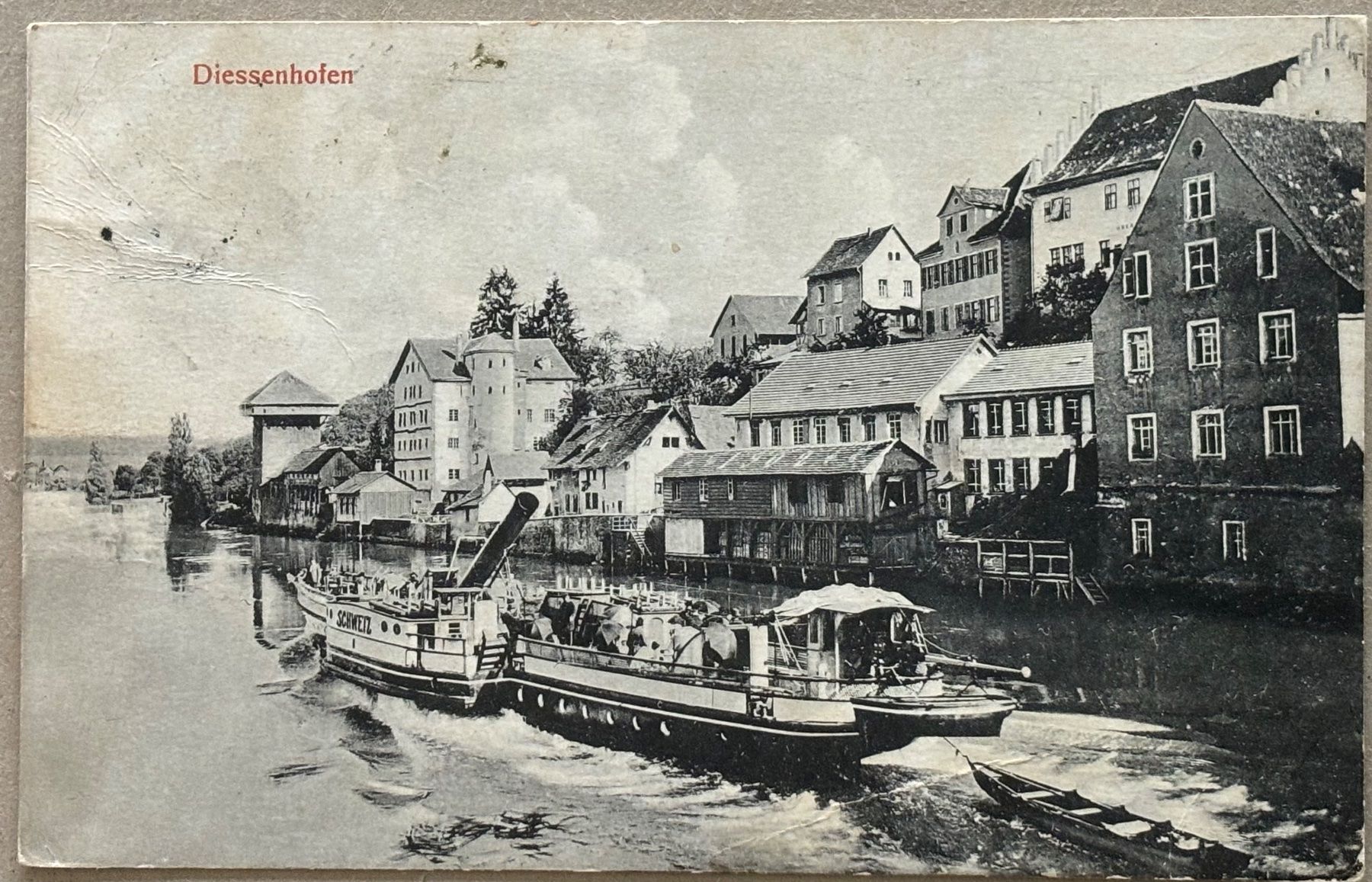 Cartes postales: Diessenhofen, Dampfschiff Schweiz – D'occasion à Frauenfeld par Merk52