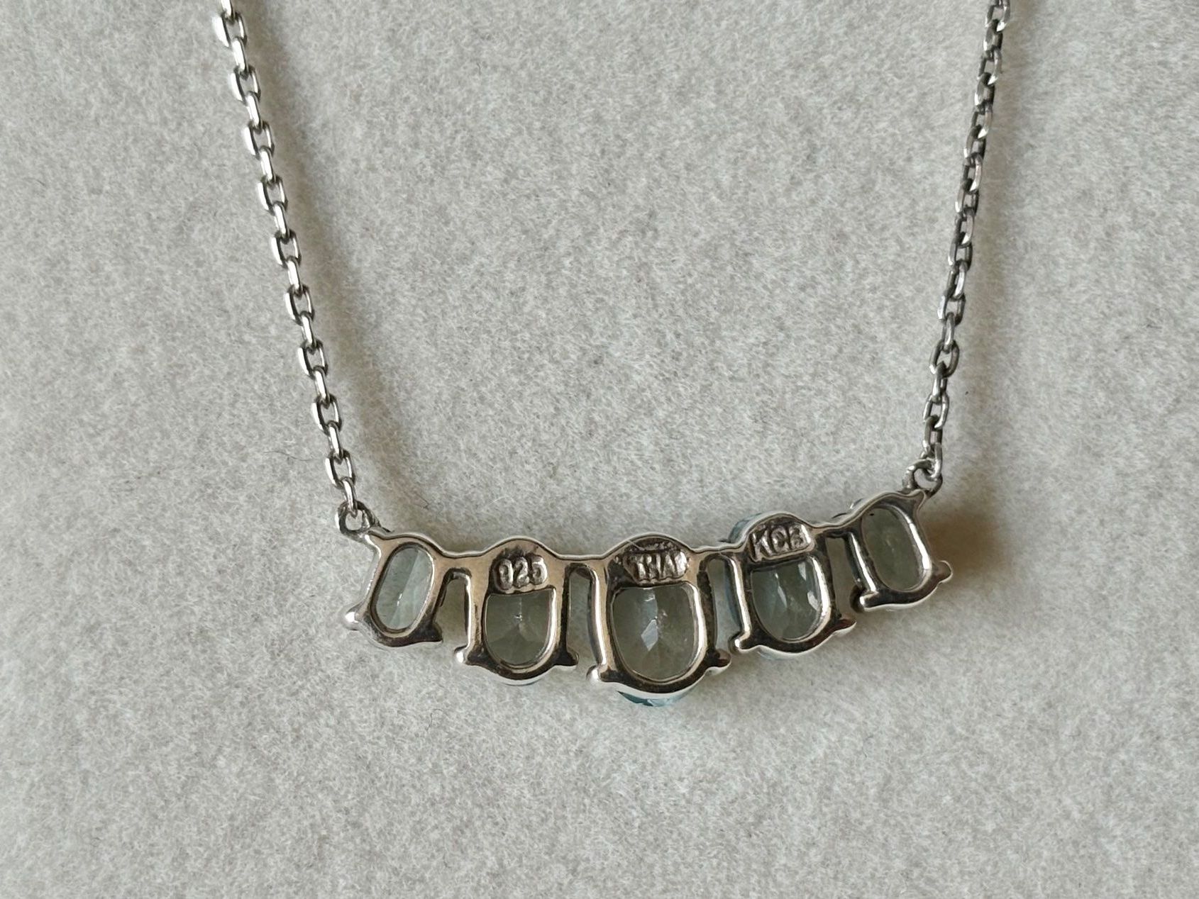 Pendentifs: Topas Ketten-Anhänger, Silber 925, hellblau – Neuf (Voir description) à Brugg AG par lau_9rvy 2