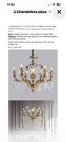 Elegant Brass Chandelier, 6-Bulb, Vintage Style, New!