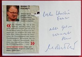 Markus Fischer Autogramm signiert Karte 10x15cm