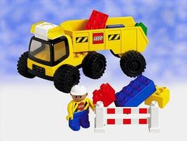 LEGO® Duplo 2808 Baustellen Schwerlaster mit Licht unt Ton