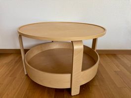 Couchtisch (BORGEBY) Buche rund mit Fach sehr guter Zustand