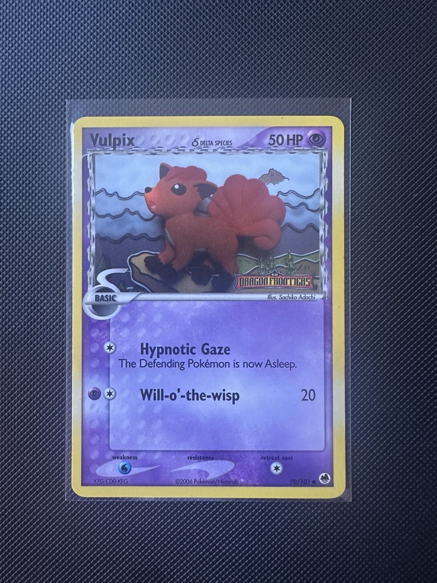 Pokémon Carte collezionabili: Vulpix - Pokemon  EX Dragon Frontiers - 70/101 EN – Usato da Möhlin venduto da ChariShop-TCG
