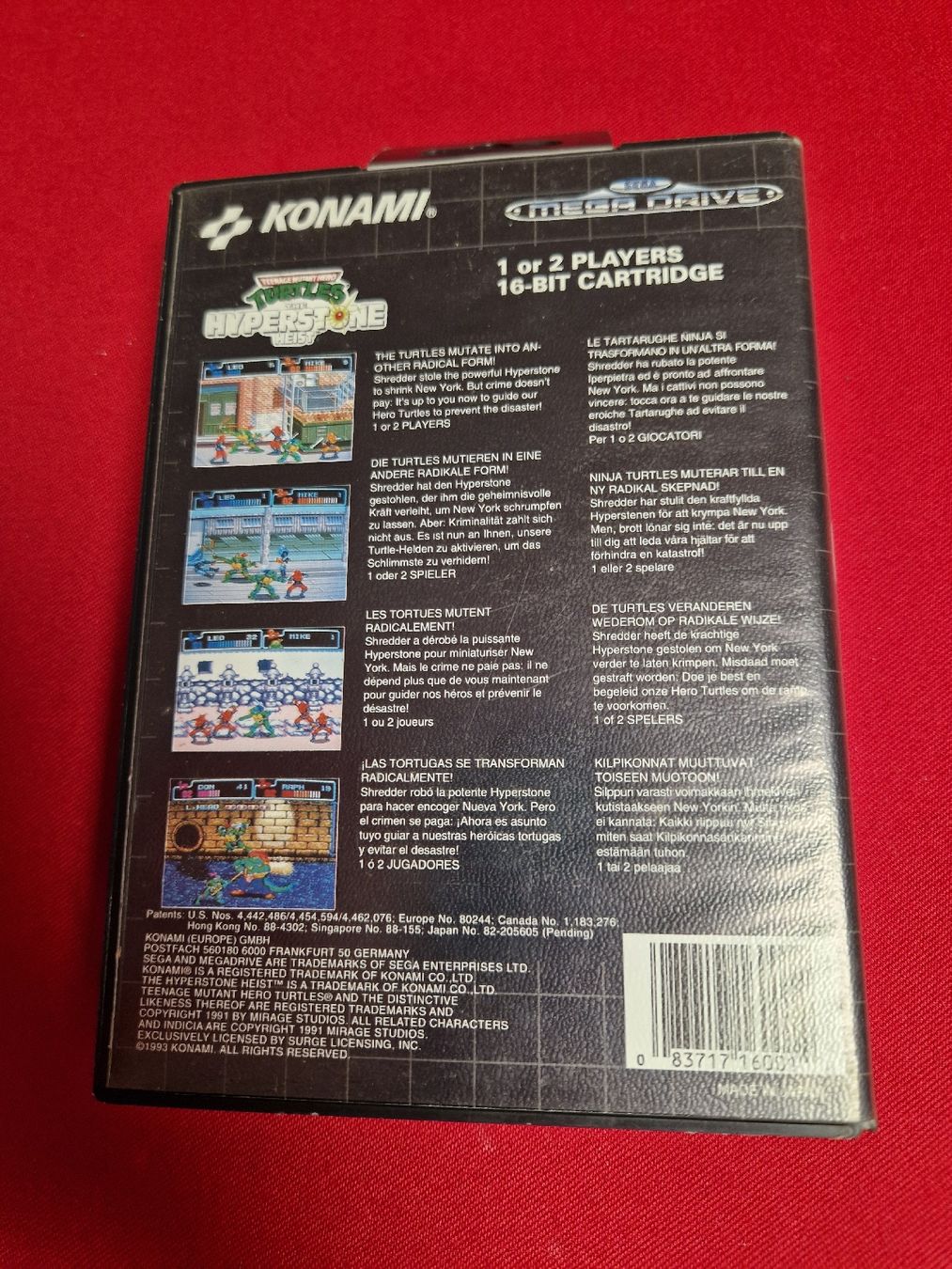 Sega Giochi: Turtles hyperstone mega drive Pal – Usato da Mannens venduto da BargainLiquidation 1