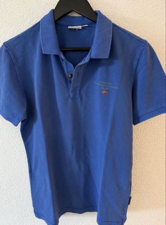 Napapijri Polo Shirt Blau Groesse M Guter Zustand