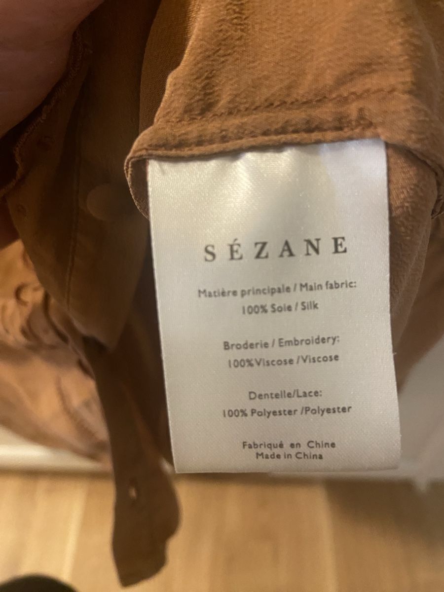 Sezane Camicette: Chemise en soie Sézane  – Usato da Lausanne venduto da lau_8vk7 3