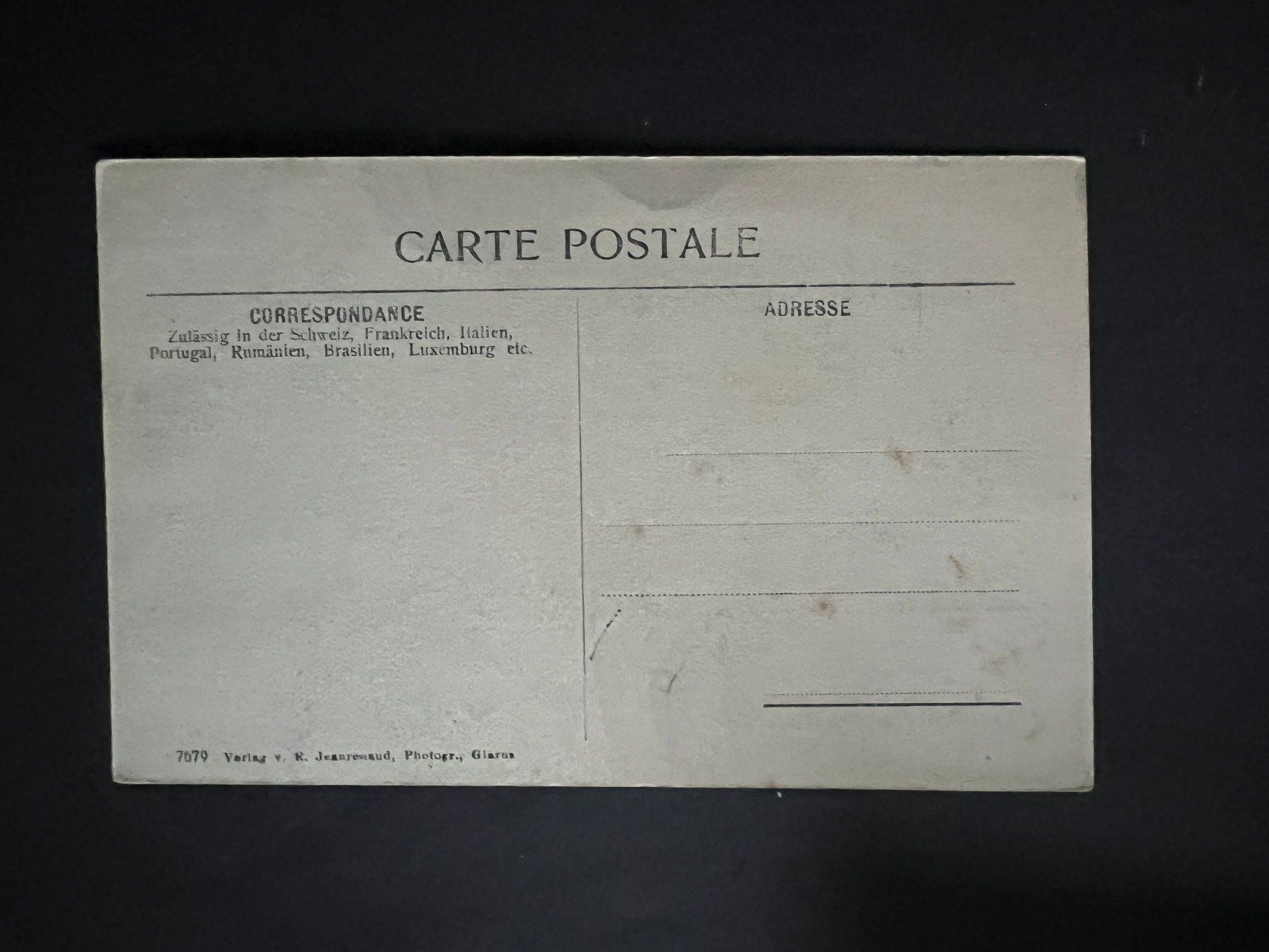 Cartoline postali: Ansichtskarte Glarus Landsgemeinde ca. 1900 ungelauf. (V759) – Usato da Hinwil venduto da Sidi4 1