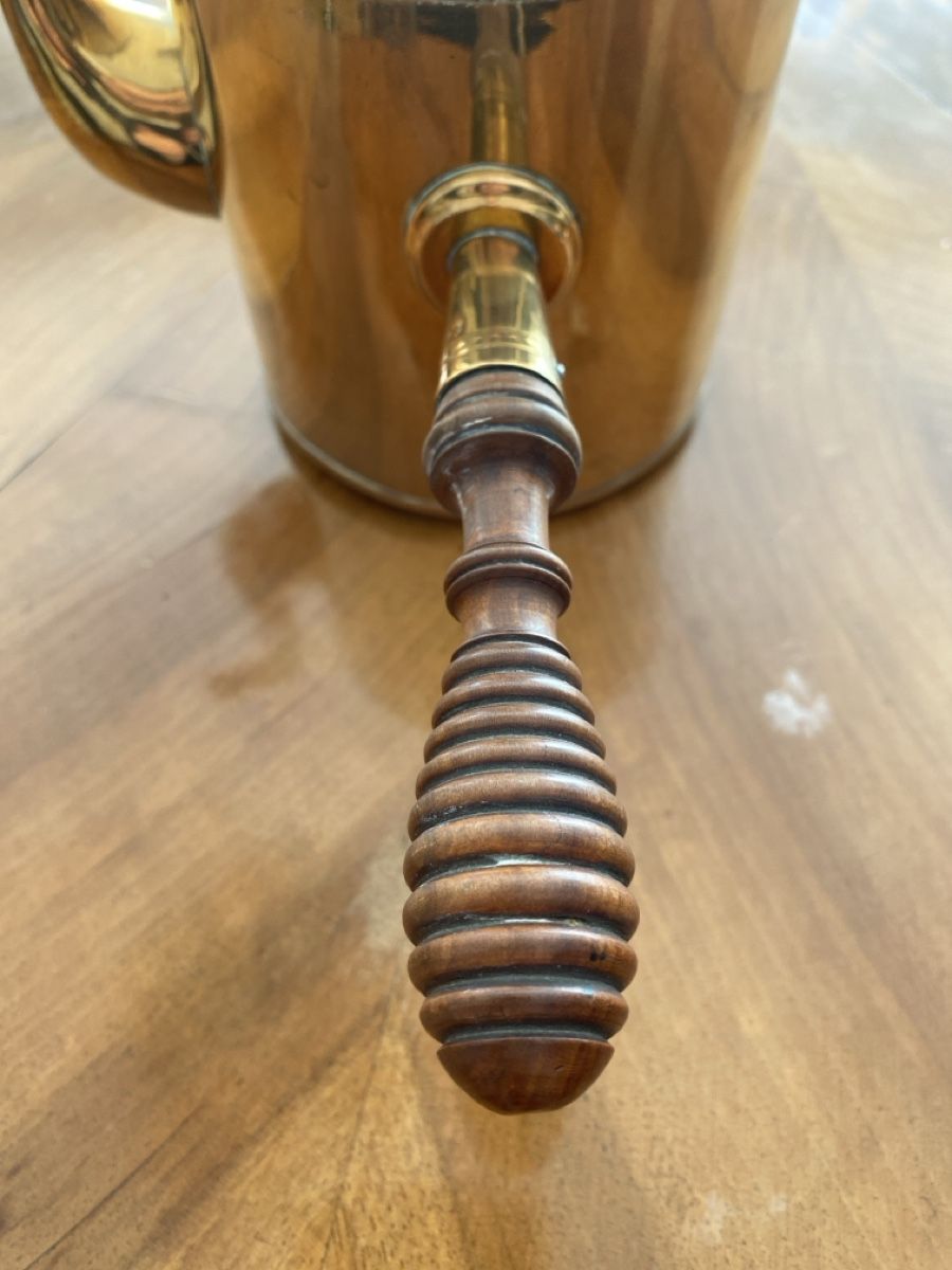 Teekannen: Antike Kanne aus Messing mit Stiel (wohl Kaffee oder Wasser) – Gebraucht aus Burgdorf von gre_2ftz 2
