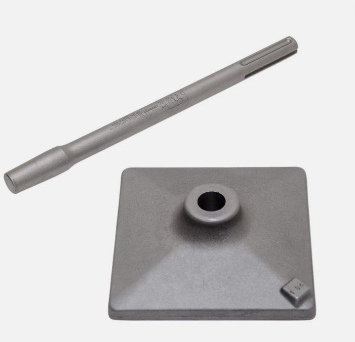 Alle Werkzeuge: Stampferplatte SDS max 150 x 150 mm – Gebraucht aus Riken AG von ebufix