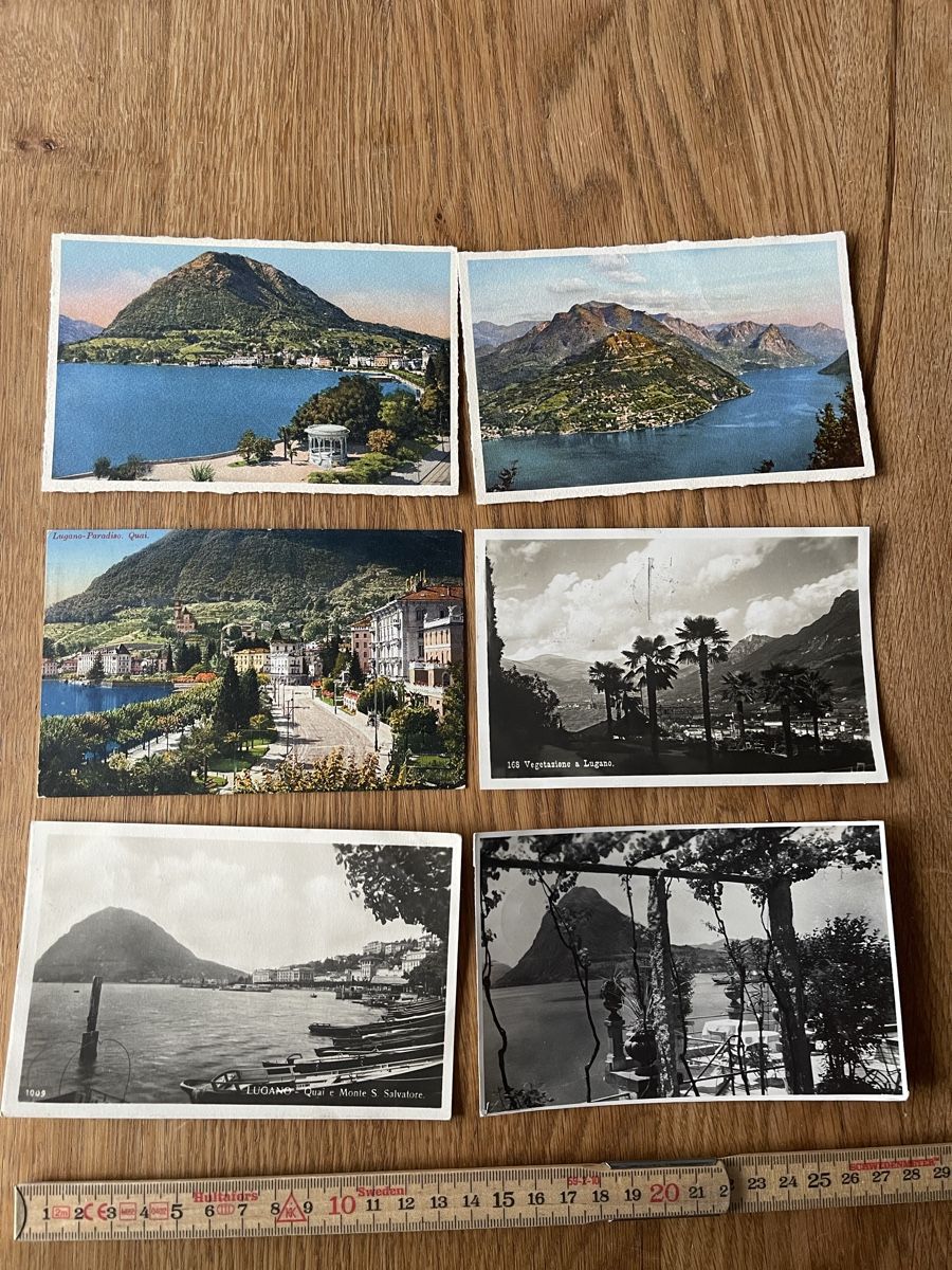 Cartoline postali: Ansichtskarten Tessin Lugano – Usato da Waldstatt venduto da Cremschnitte