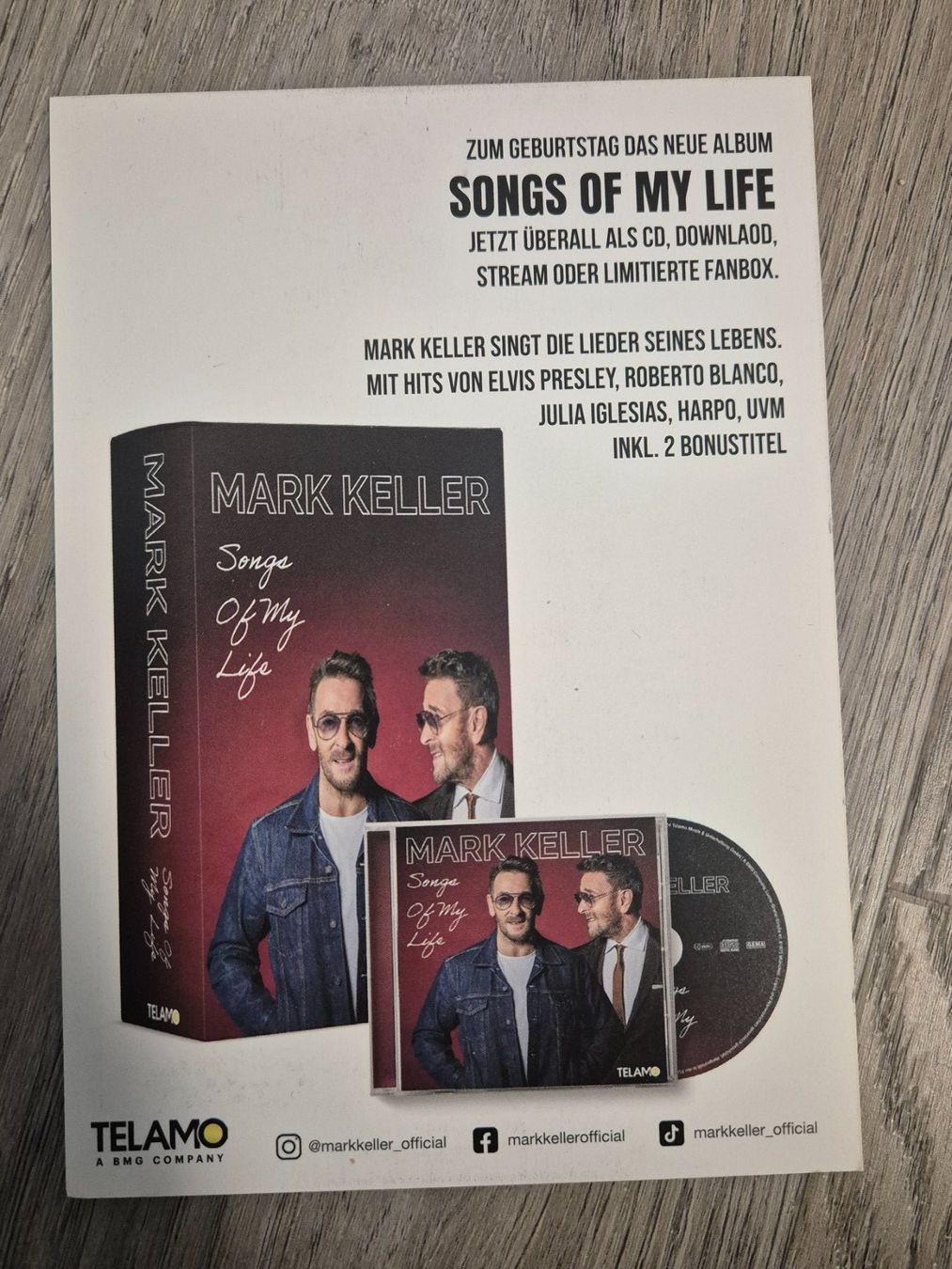 Autografi: Autogrammkarte Mark Keller Originalunterschrift – Nuovo (secondo la descrizione) da Eglisau venduto da nicij79 1