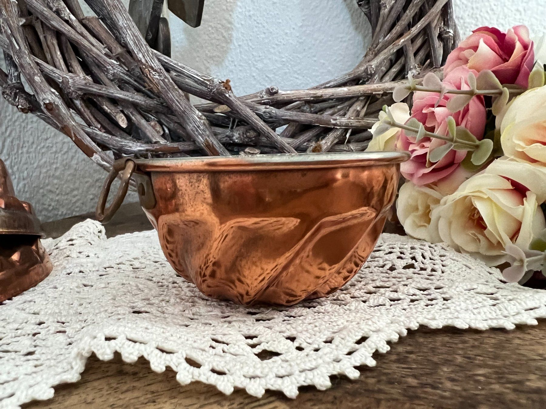 Backformen: Shabby, alte Guggelhopf - Kupfer – Gebraucht aus Walzenhausen von Cerna007 2