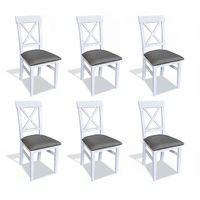 Polster Stuhl Set 6-teilig Essgruppe Küchenstühle